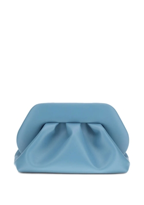 Themoirè medium Bios gathered clutch bag - Blue