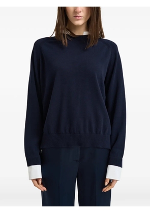 Semicouture layered sweater - Blue