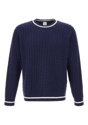 Eleventy cable-knit wool sweater - Blue