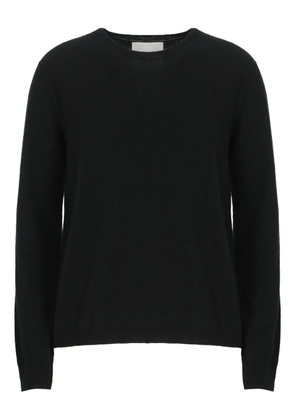 Vanisè crew-neck ribbed sweater - Black
