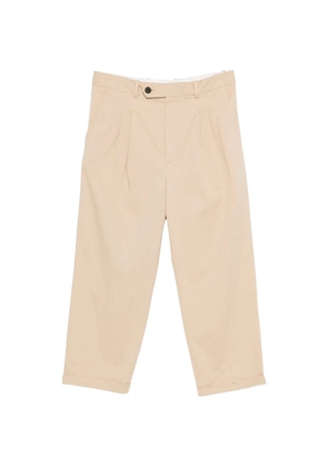 Drôle De Monsieur pleated trousers - Neutrals