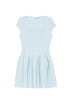 Simkhai square-neck flared mini dress - Blue
