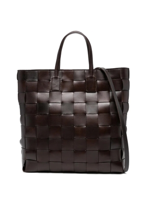 DRAGON DIFFUSION medium Pinowoven tote bag - Brown