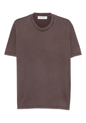 OUR LEGACY crew-neck T-shirt - Brown