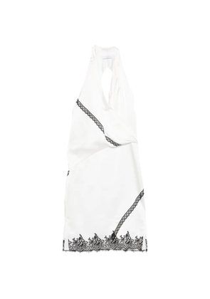 IRO lace draped dress - White