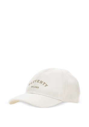 Eleventy logo-print cap - Neutrals