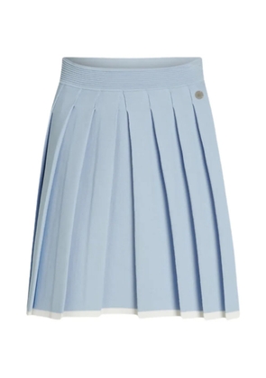 Karl Lagerfeld contrast pleated skirt - Blue