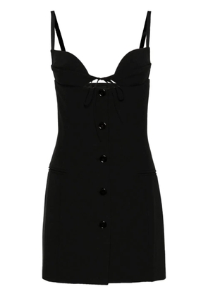 Nensi Dojaka button-up mini dress - Black