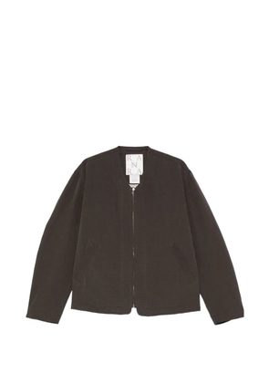 RANRA zip-fastening jacket - Brown