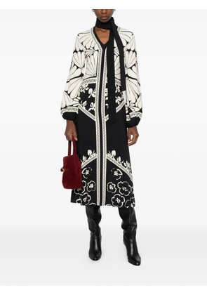 Raquel Diniz floral-print dress - Black