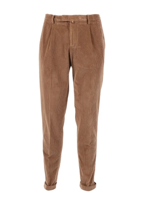 Briglia 1949 corduroy cuffed trousers - Brown
