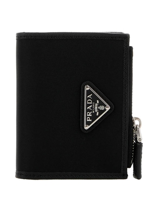 Prada triangle-logo zipped wallet - Black
