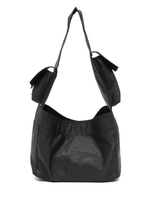 Y-3 small Newspaper shoulder bag - Black