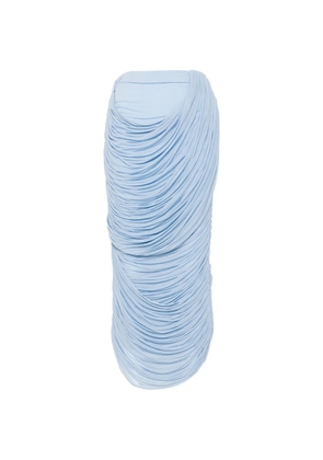 Magda Butrym draped midi skirt - Blue