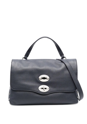 Zanellato small Postina® stud-embellished tote bag - Blue