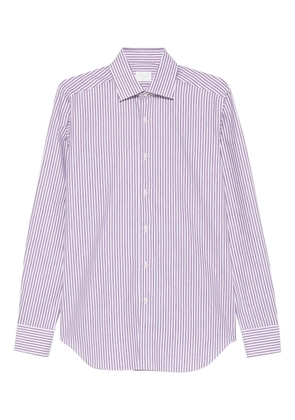 Xacus striped cotton shirt - Purple
