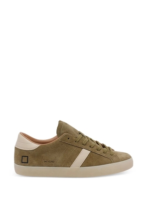 D.A.T.E. Hill Low round-toe suede sneakers - Green