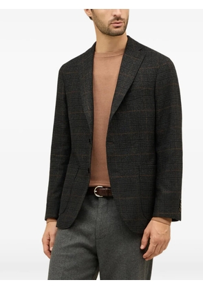 Boglioli prince of wales three-button blazer - Grey