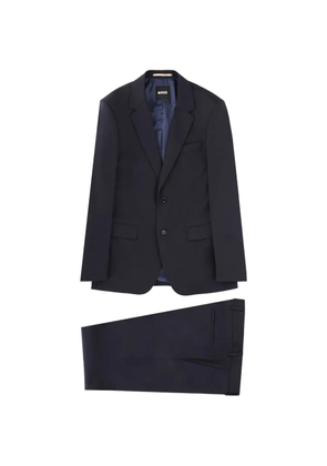 BOSS single-breasted suit - Blue