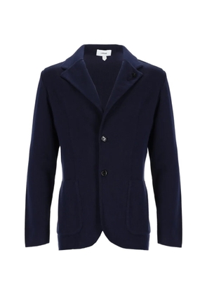 Lardini button-fastening cotton jacket - Blue