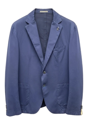 Paoloni single-breasted blazer - Blue