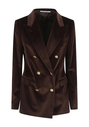 Tagliatore double-breasted blazer - Brown