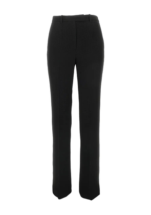 Emporio Armani textured trousers - Black