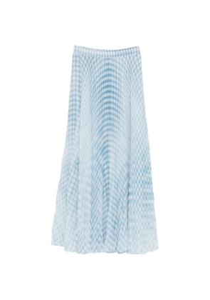 Ermanno Scervino blue pleated skirt
