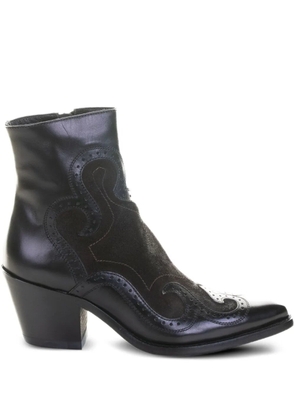 ducanero pointed-toe ankle boots - Black