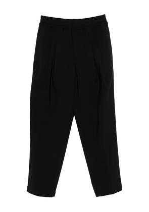 YES LONDON elasticated-waist trousers - Black