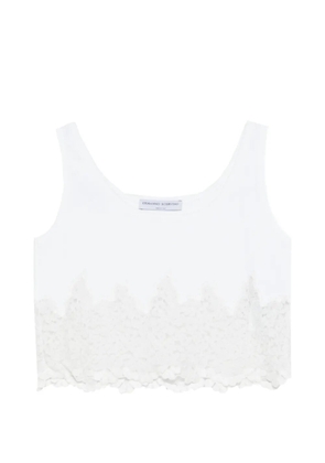 Ermanno Scervino lace-detail top - White