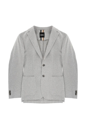 BOSS front-pocket blazer - Grey