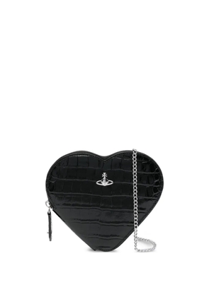 Vivienne Westwood heart-shape crossbody bag - Black