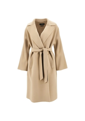 Weekend Max Mara belted wool coat - Neutrals