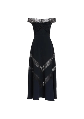 Elie Saab lace midi dress - Black