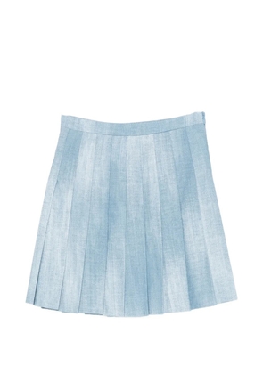 Ermanno Scervino pleated mini skirt - Blue