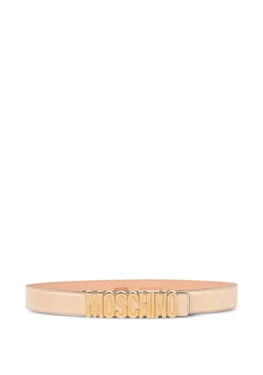 Moschino logo-detailed belt - Neutrals