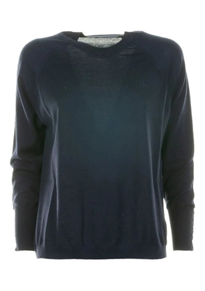ALPHA STUDIO raglan-sleeves sweater - Blue