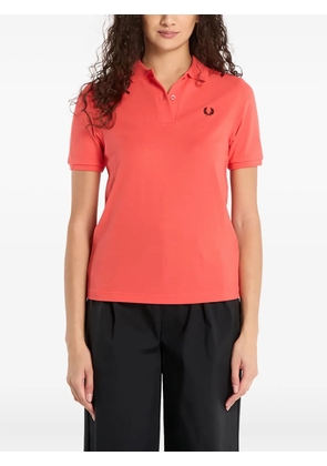Fred Perry logo-embroidered polo shirt - Orange