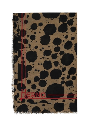 Herno fringed scarf - Neutrals