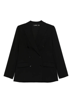 Lauren Ralph Lauren Double-Breasted Wool Jacket - Black
