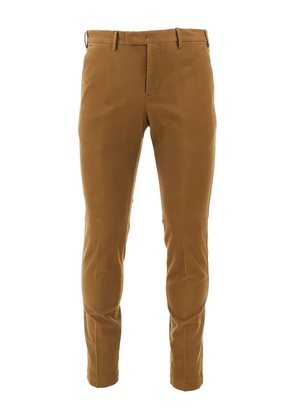 PT Torino belt-loops trousers - Brown