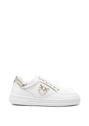 PINKO logo-plaque sneakers - White