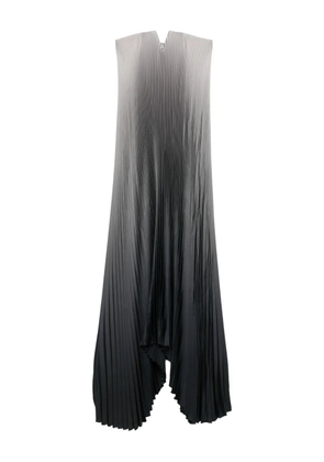 L'IDÉE Black Tie pleated ombré gown - Grey
