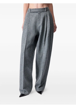 ARTICLE TEN tweed wool trousers - Grey