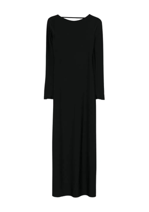 Nuè Sabrine long-sleeve maxi dress - Black