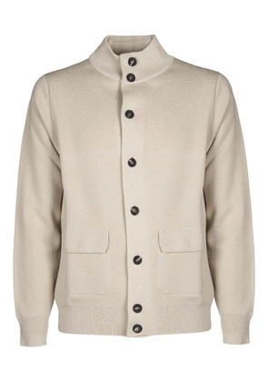 Filippo De Laurentiis buttoned pocketed cardigan - Neutrals
