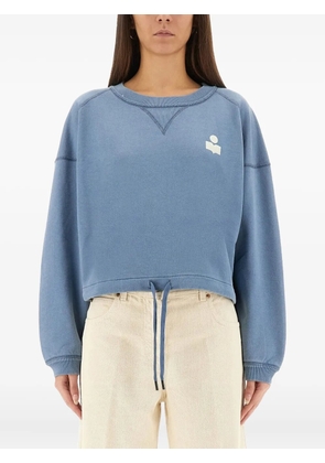 MARANT ÉTOILE drawstring-detail sweatshirt - Blue
