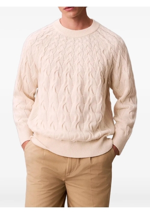 Calvin Klein cable-knit sweater - Neutrals