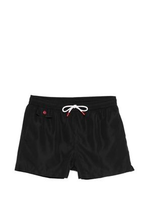 Kiton drawstring swim shorts - Black